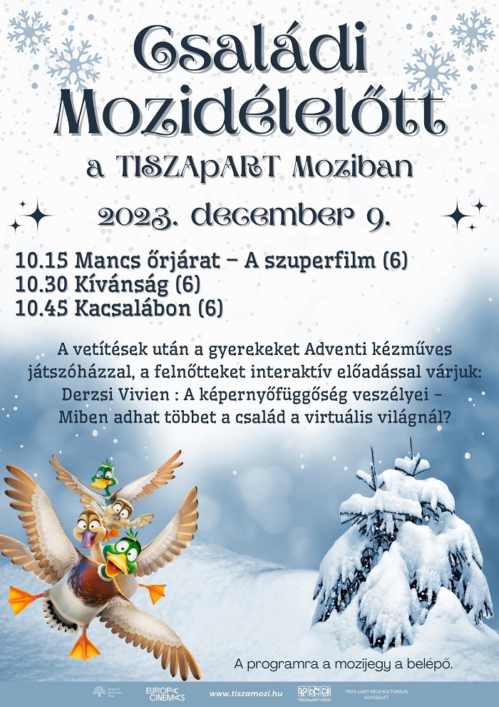 Családi Mozidélelőtt december